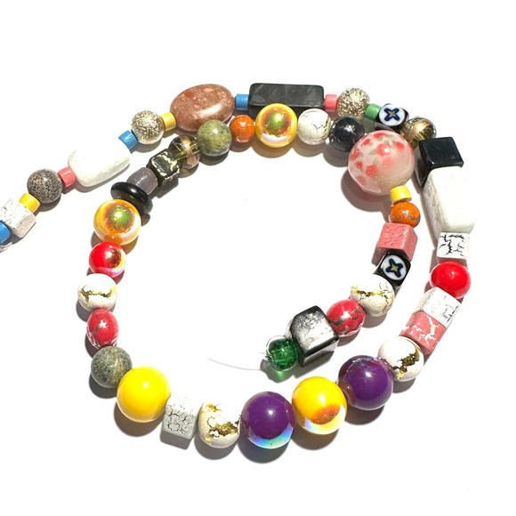 Artisan Crafted Other - 16” Strand of Colorful, High-End Beads